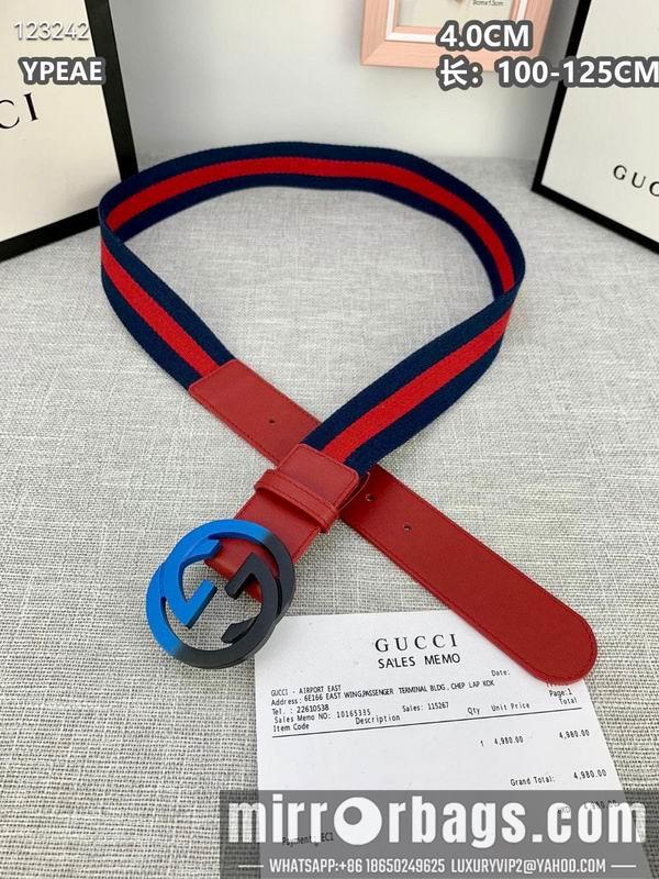 Replica Gucci belt 40mmX100-125cm 8L135