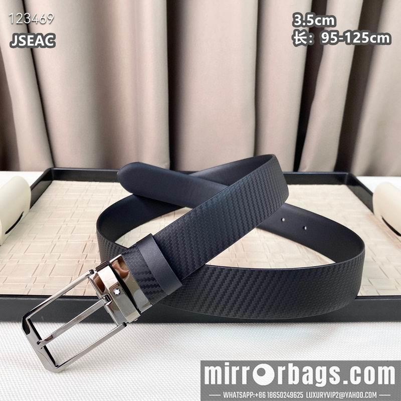 Replica Montblanc belt 35mmX95-125cm 8L07