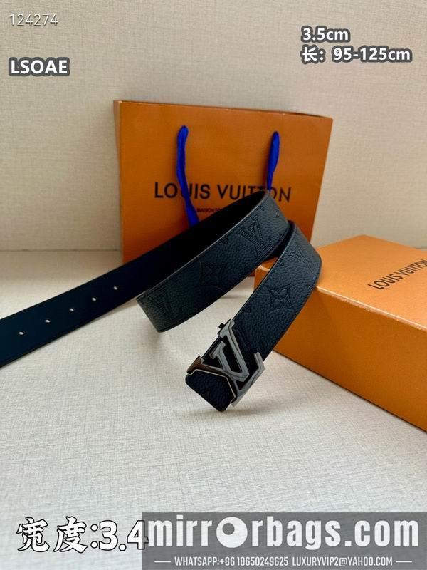 Replica LV belt 35mmX95-125cm 8L08