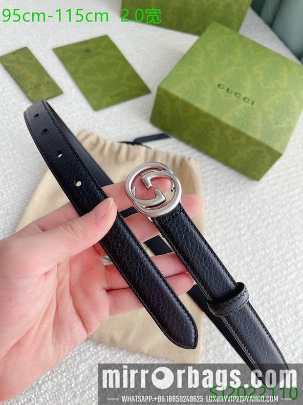 Replica Gucci belt 20mmX95-115cm 7D01