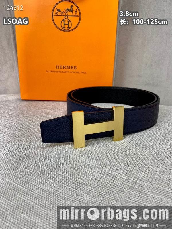 Replica Hermes belt 38mmX100-125cm 8L04