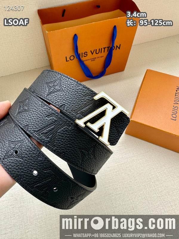Replica LV belt 34mmX95-125cm 8L25