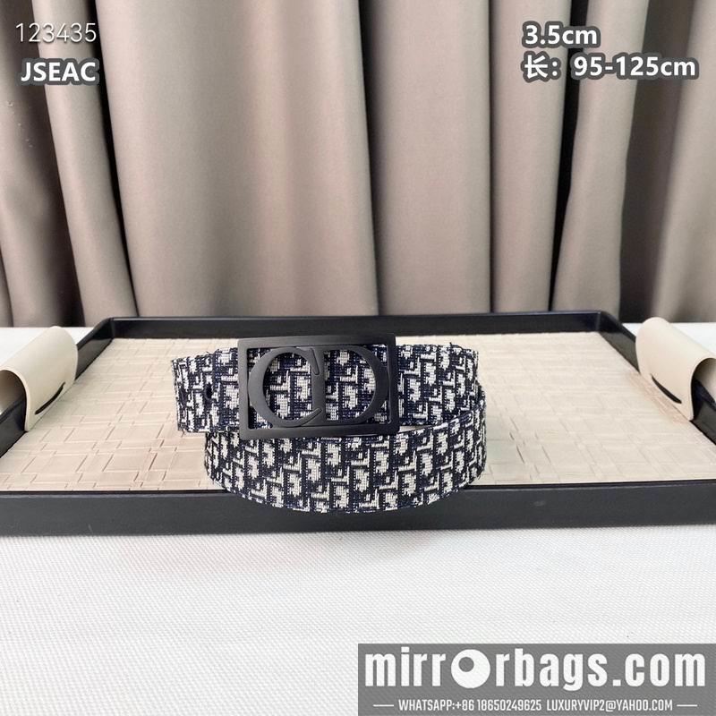 Replica Dior belt 35mmX95-125cm 8L25