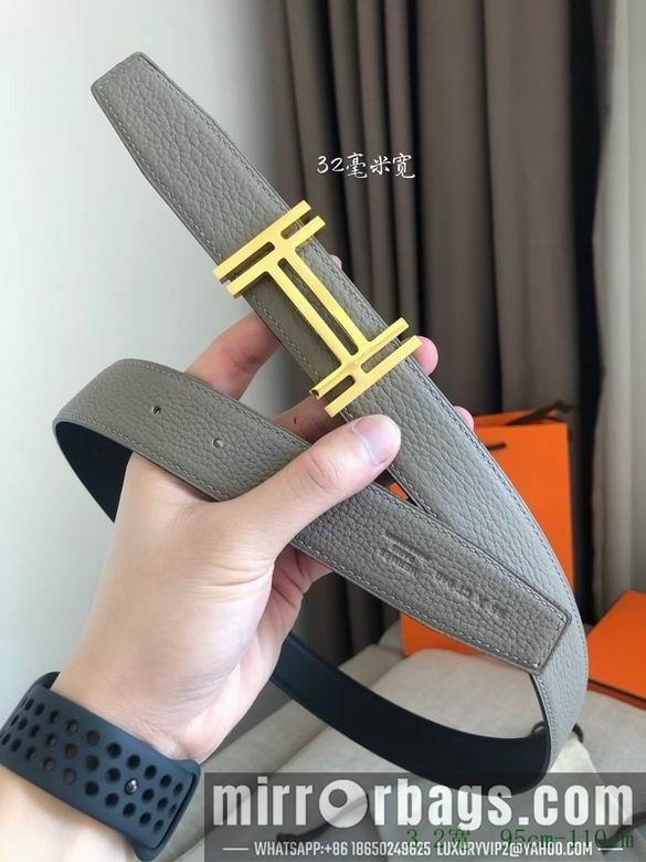 Replica Hermes Belt 32mmX95-110cm 7D21