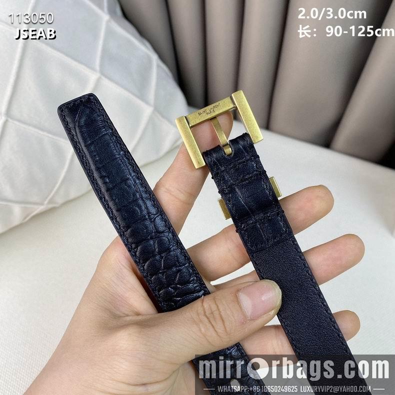 Replica YSL belt 20 30mmX90-125cm 8L02