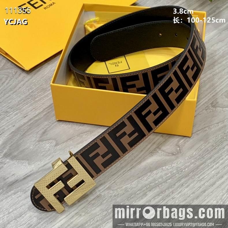 Replica Fendi Belt 38mmX100-125CM 8L16