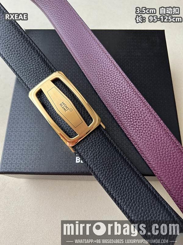 Replica Montlanc belt 35mmX100-125cm 8L81