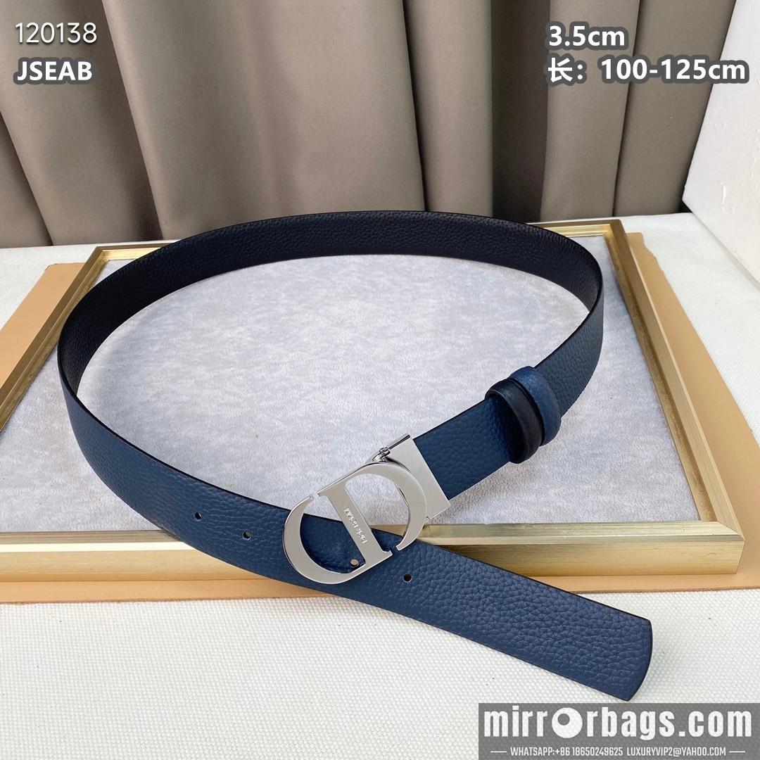 Replica Dior belt 35mmX100-125cm 8L14
