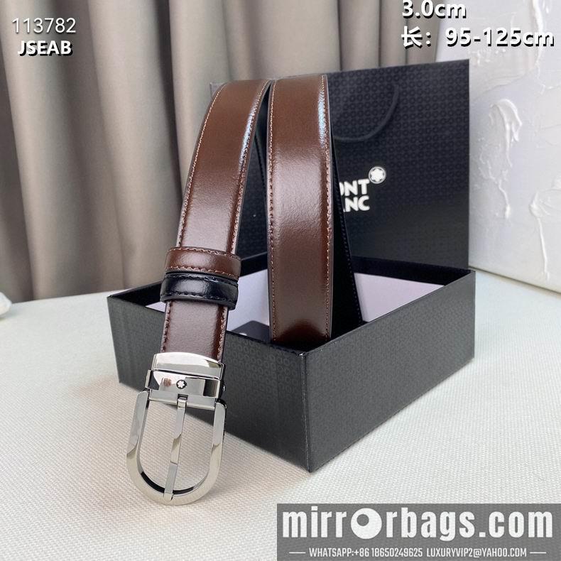 Replica Montblanc belt 30mmX95-125cm 8L03