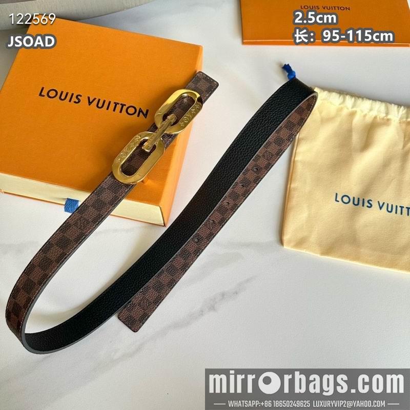 Replica LV belt 25mmX95-115cm 8L16