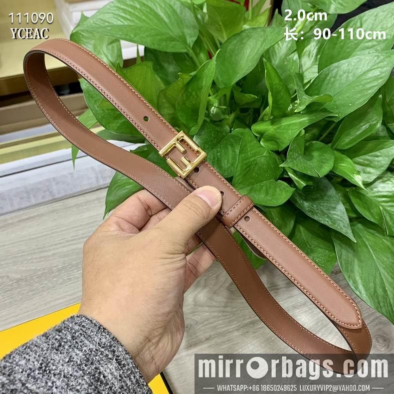 Replica Fendi Belt 20mmX90-110cm 8L01