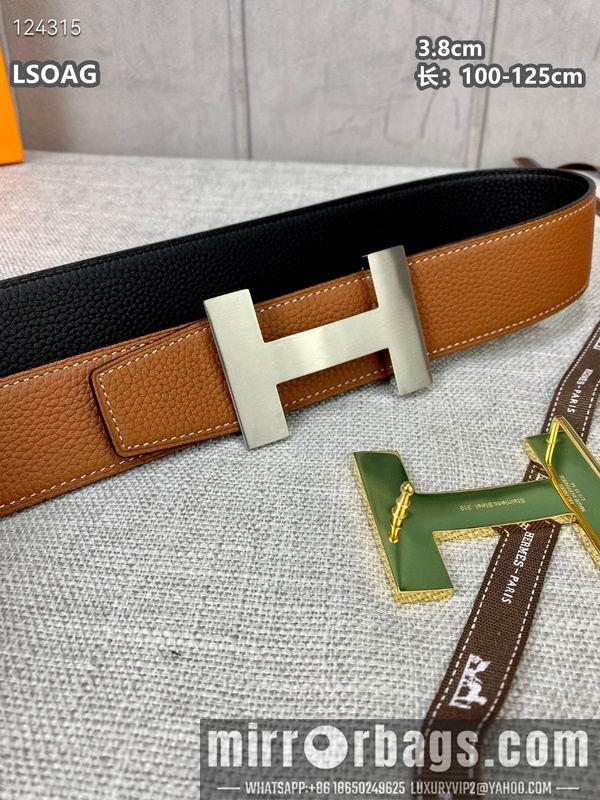 Replica Hermes belt 38mmX100-125cm 8L04