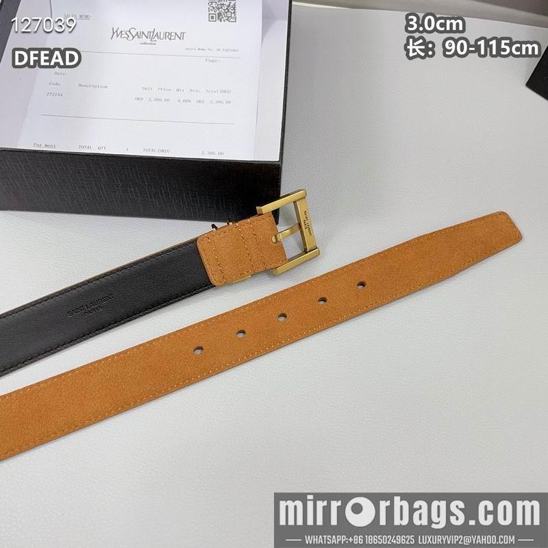 Replica YSL belt 30mmX90-115cm 8L16