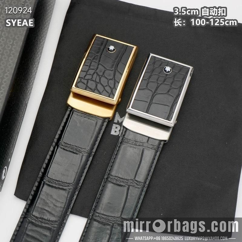 Replica Montblanc belt 自动扣 35mmX100-125cm 8L072011
