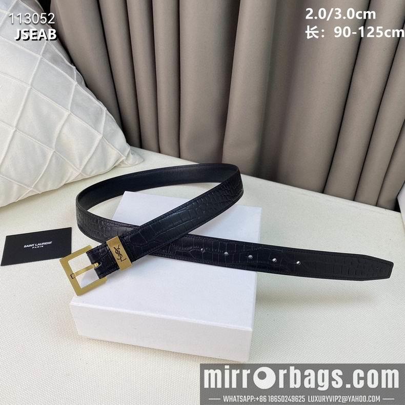 Replica YSL belt 20 30mmX90-125cm 8L02