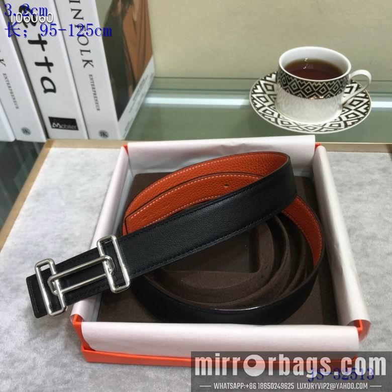 Replica Hermes Belt 32mmX95-125cm 8L07