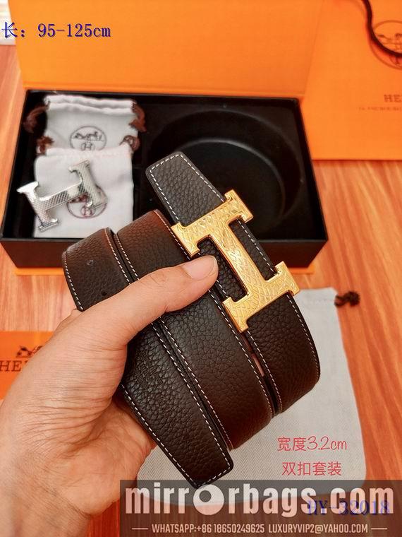 Replica Hermes Belt 32mm 双扣95-125cm 8L01