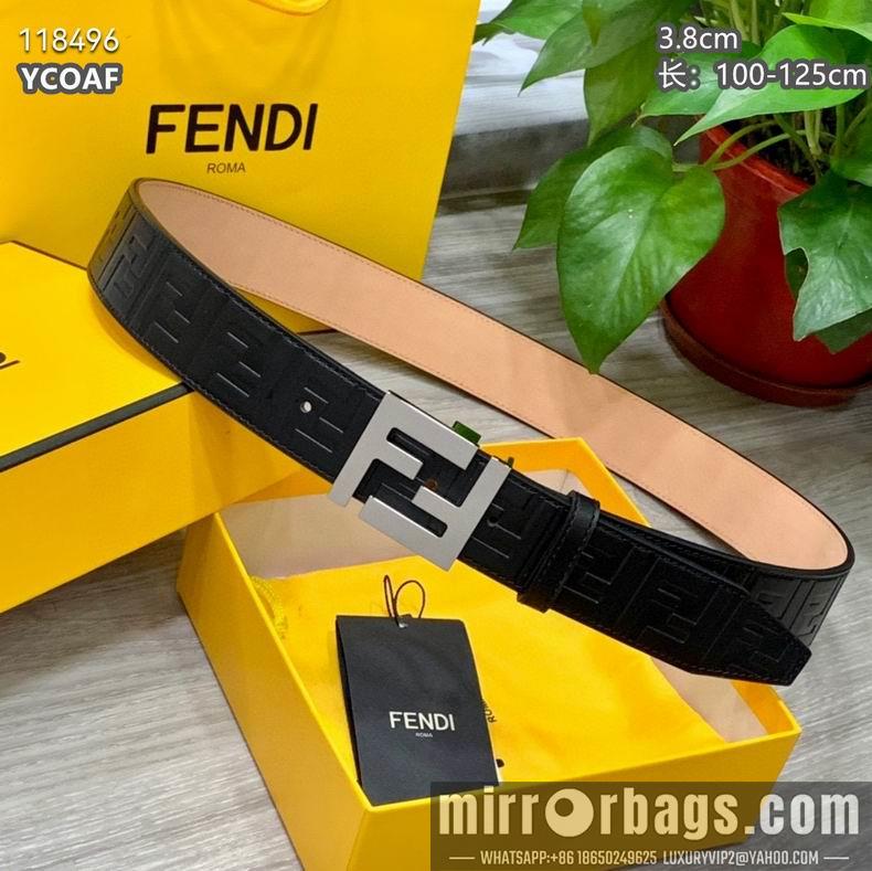 Replica Fendi belt 38mmX100-125cm 8L02