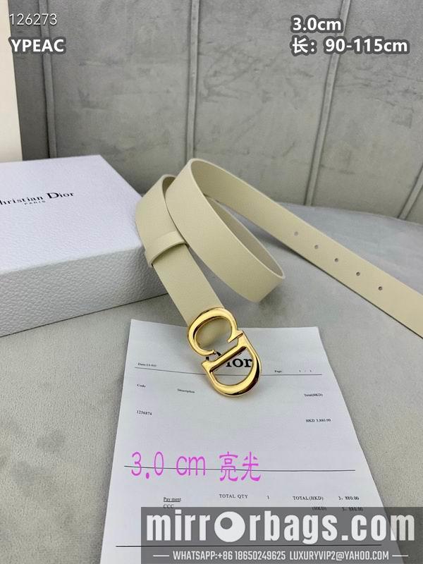 Replica Dior belt 30mmX90-115cm 8L111004