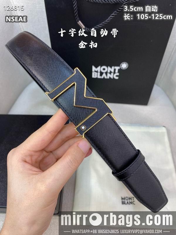 Replica Montlanc belt 35mmX105-125cm 8L61