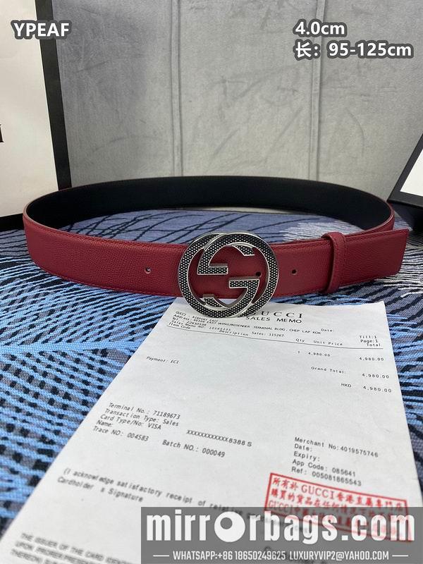Replica Gucci belt 40mmX95-125cm 8L17