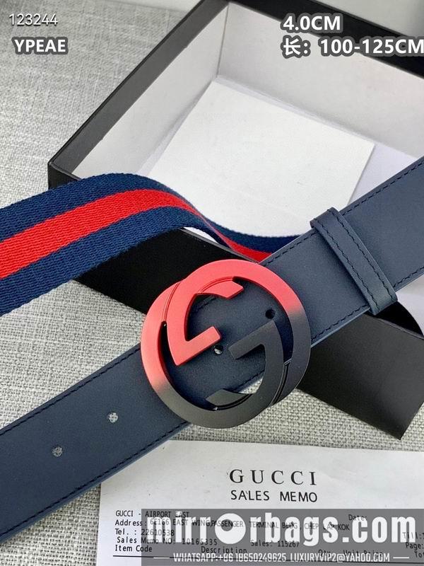 Replica Gucci belt 40mmX100-125cm 8L135