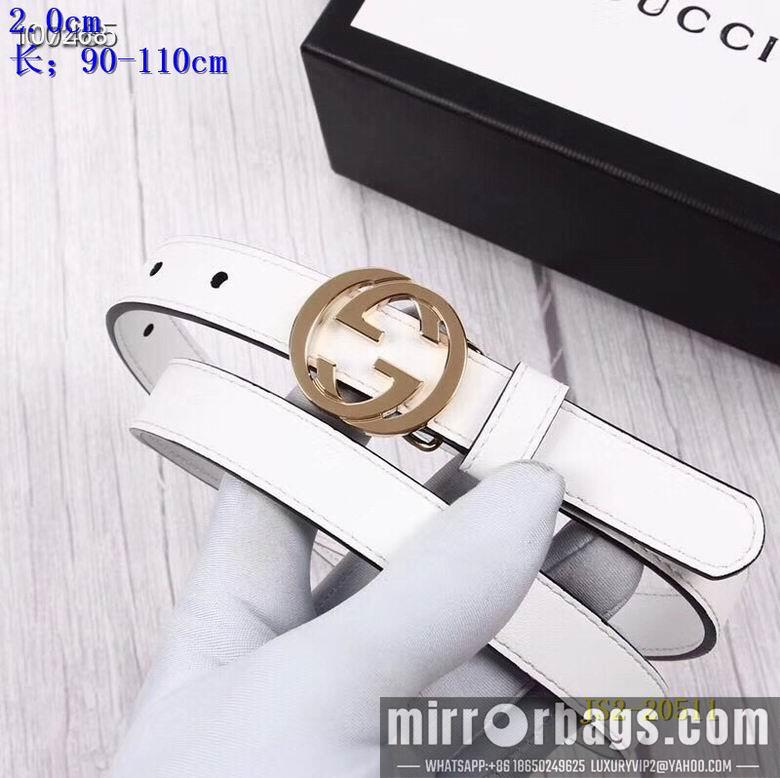 Replica Gucci belt 20mm 90-110cm 8L01