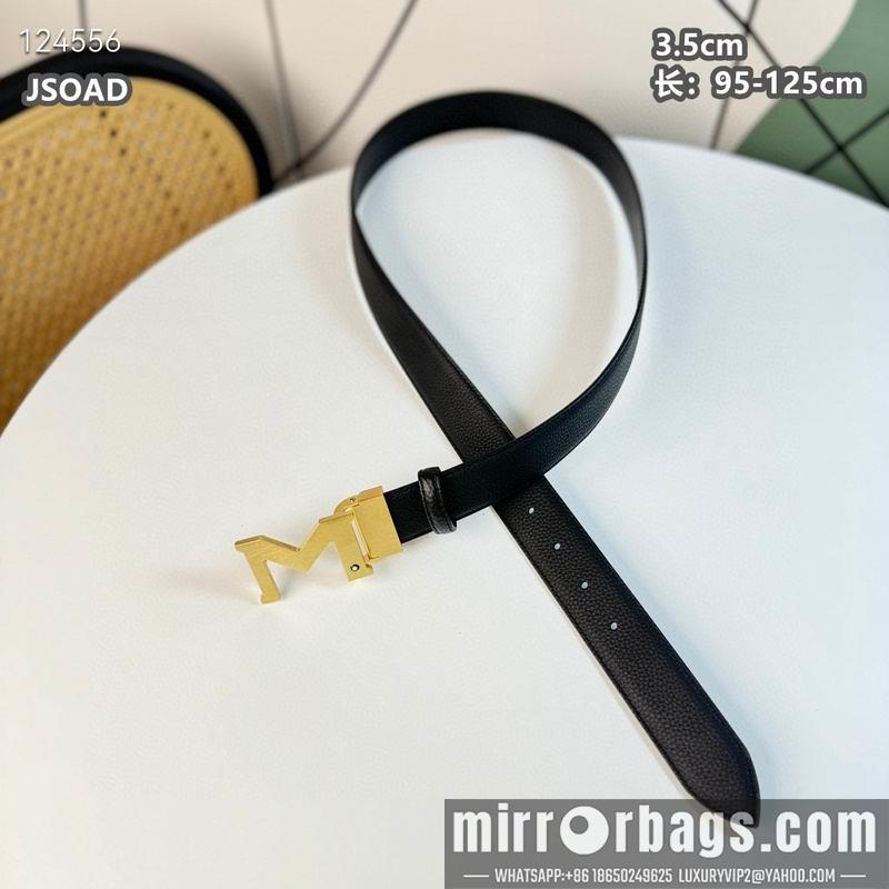 Replica Montblanc belt 35mmX95-125cm 8L08