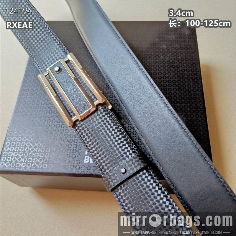 Replica Montlanc belt 34mmX100-125cm 8L16