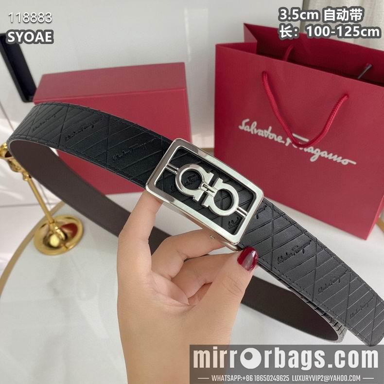Replica Ferragamo belt自动带 35mmX100-125cm 8L11