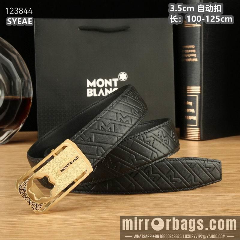 Replica Montlanc belt 35mmX100-125cm 8L57