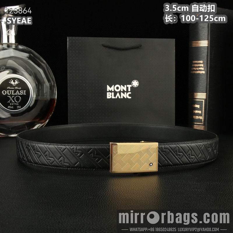 Replica Montlanc belt 35mmX100-125cm 8L46
