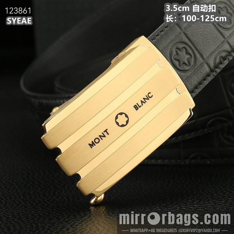 Replica Montlanc belt 35mmX100-125cm 8L49