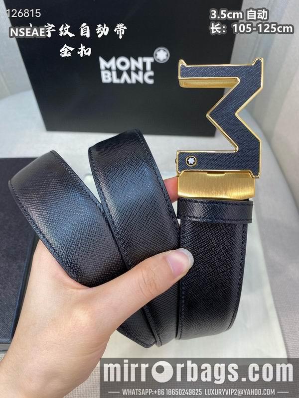 Replica Montlanc belt 35mmX105-125cm 8L61