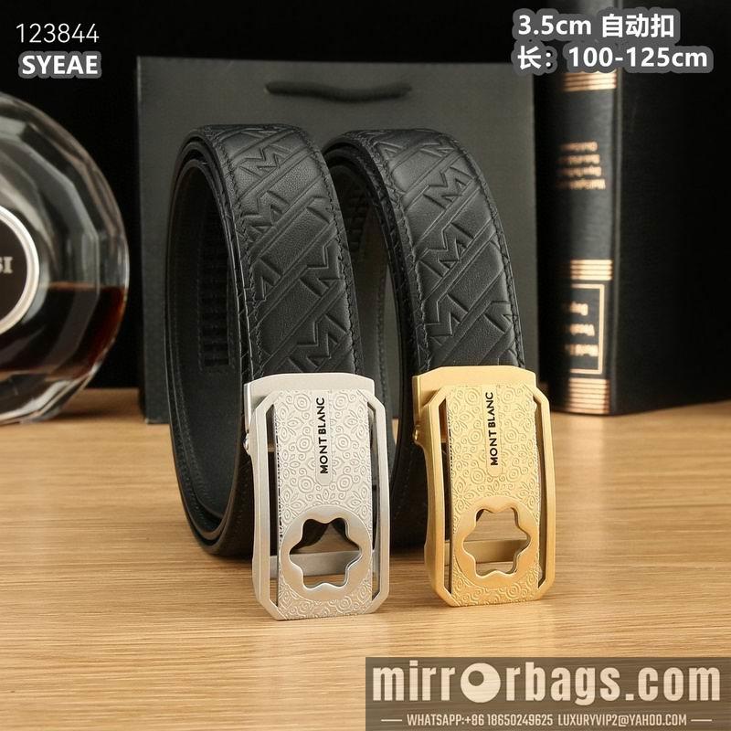Replica Montlanc belt 35mmX100-125cm 8L57