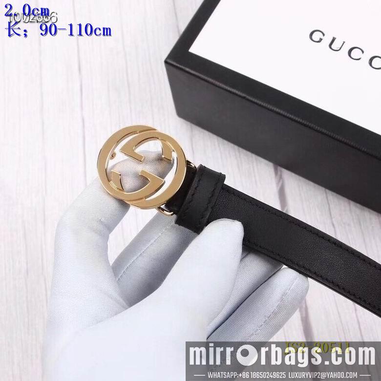 Replica Gucci belt 20mm 90-110cm 8L01