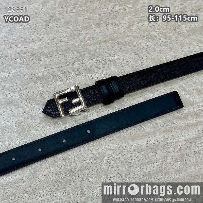 Replica Fendi belt 20mmX95-115cm 8L16