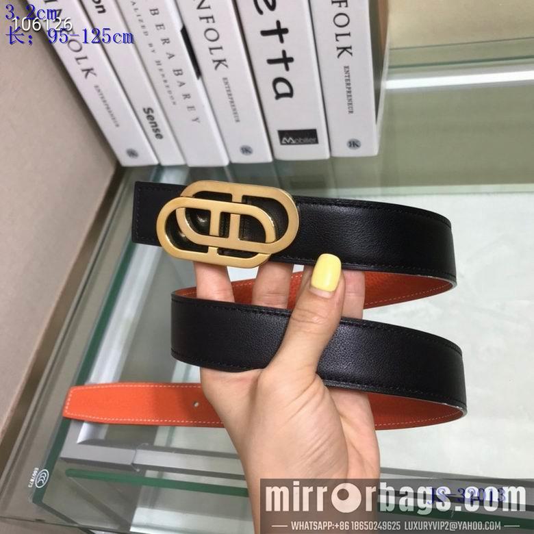 Replica Hermes Belt 32mmX95-125cm 8L04
