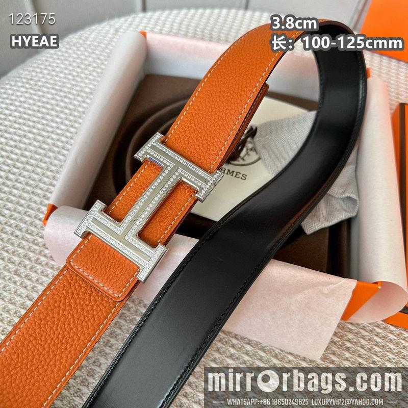 Replica Hermes belt 38mmX100-125cm 8L17