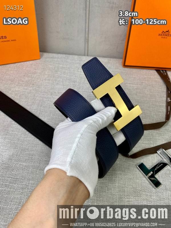 Replica Hermes belt 38mmX100-125cm 8L04