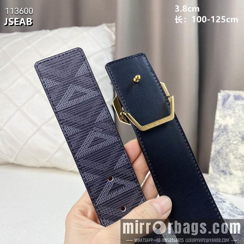 Replica Dior belt 38mmX100-125cm 8L02