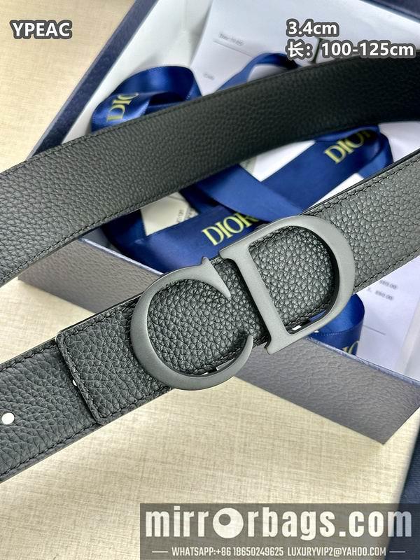 Replica Dior belt 34mmX100-125cm 8L07