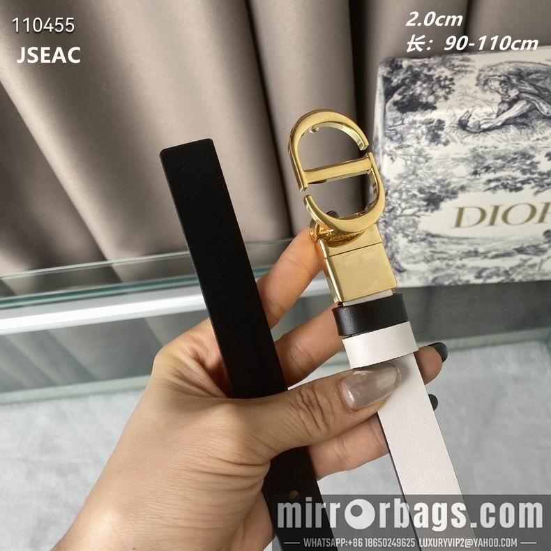 Replica Dior Belt 20mmX90-110cm 8L01