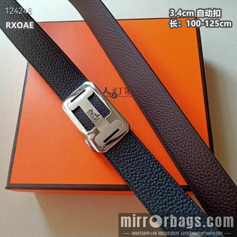 Replica Hermes belt 34mmX100-125cm 8L08