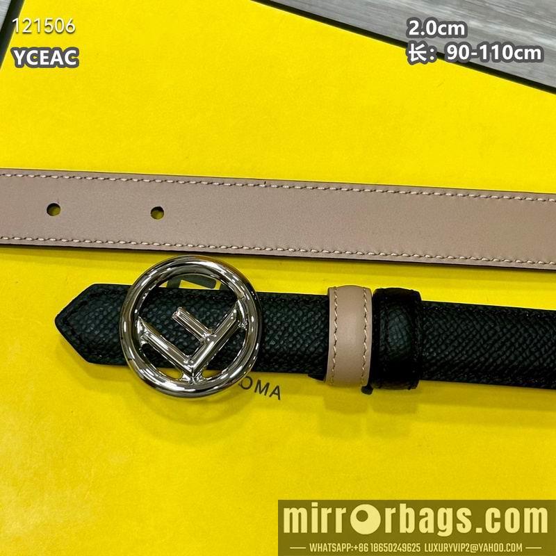 Replica Fendi belt 20mmX90-110cm 8L17