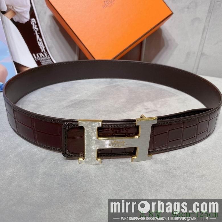 Replica Hermes Belt 38mmX95-125cm 7D91