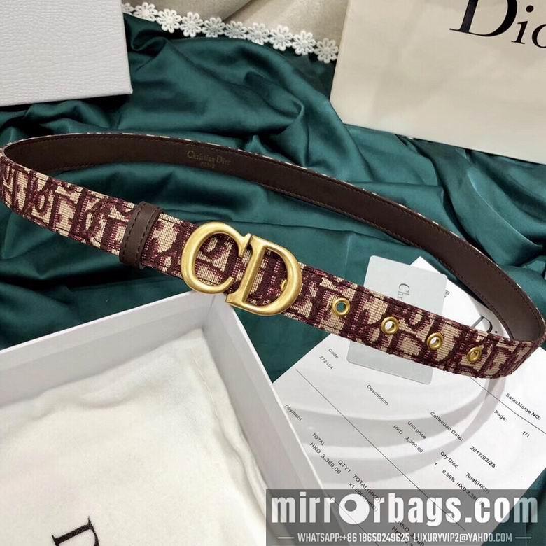 Replica Dior Belt 20mmX95-110cm 7d12