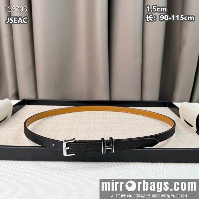 Replica Hermes belt 15mmX90-115cm 8L04