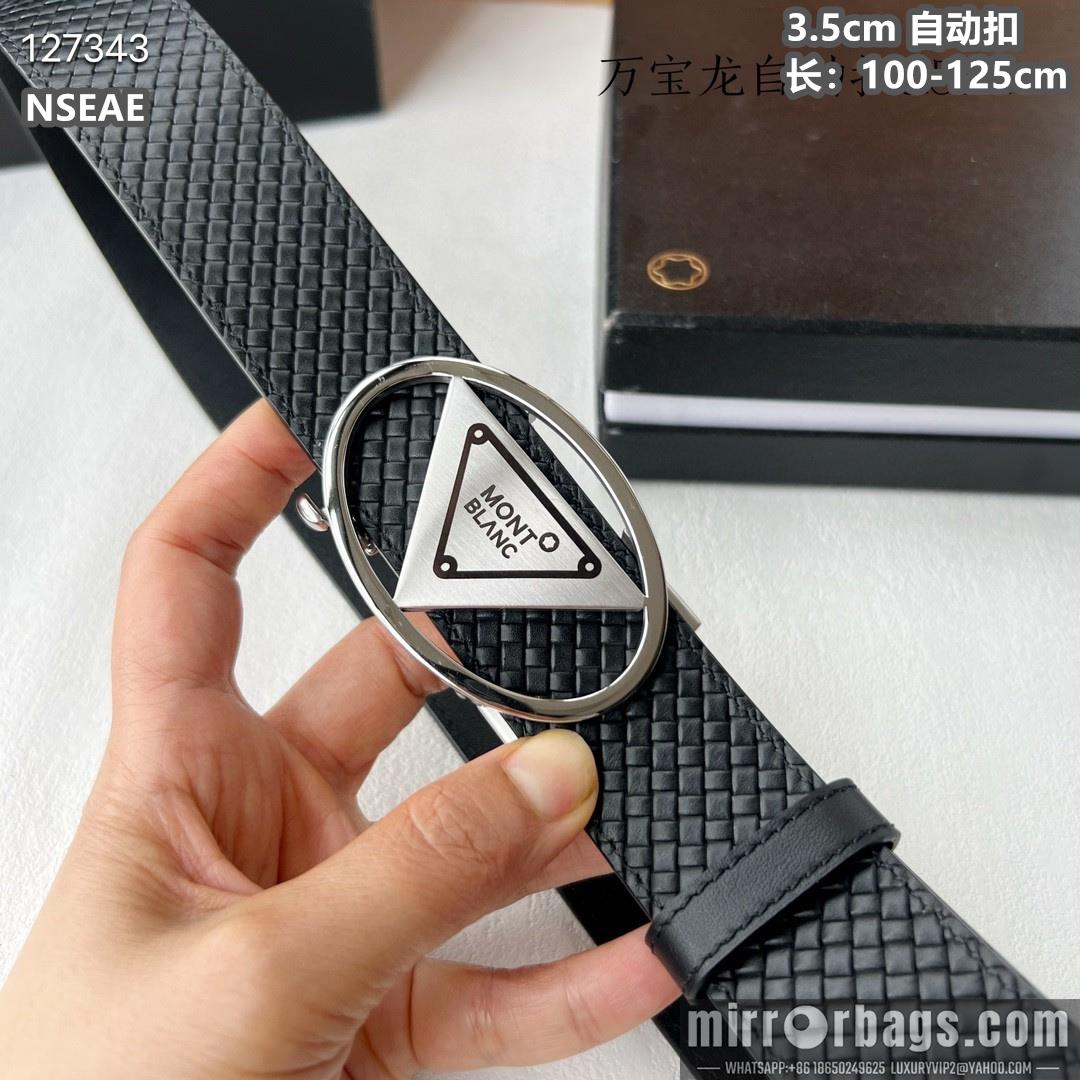 Replica Montblanc belt 35mmX100-125cm 8L66