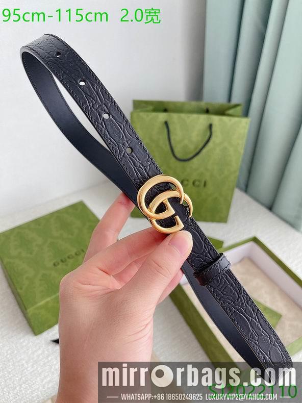 Replica Gucci belt 20mmX95-115cm 7D03